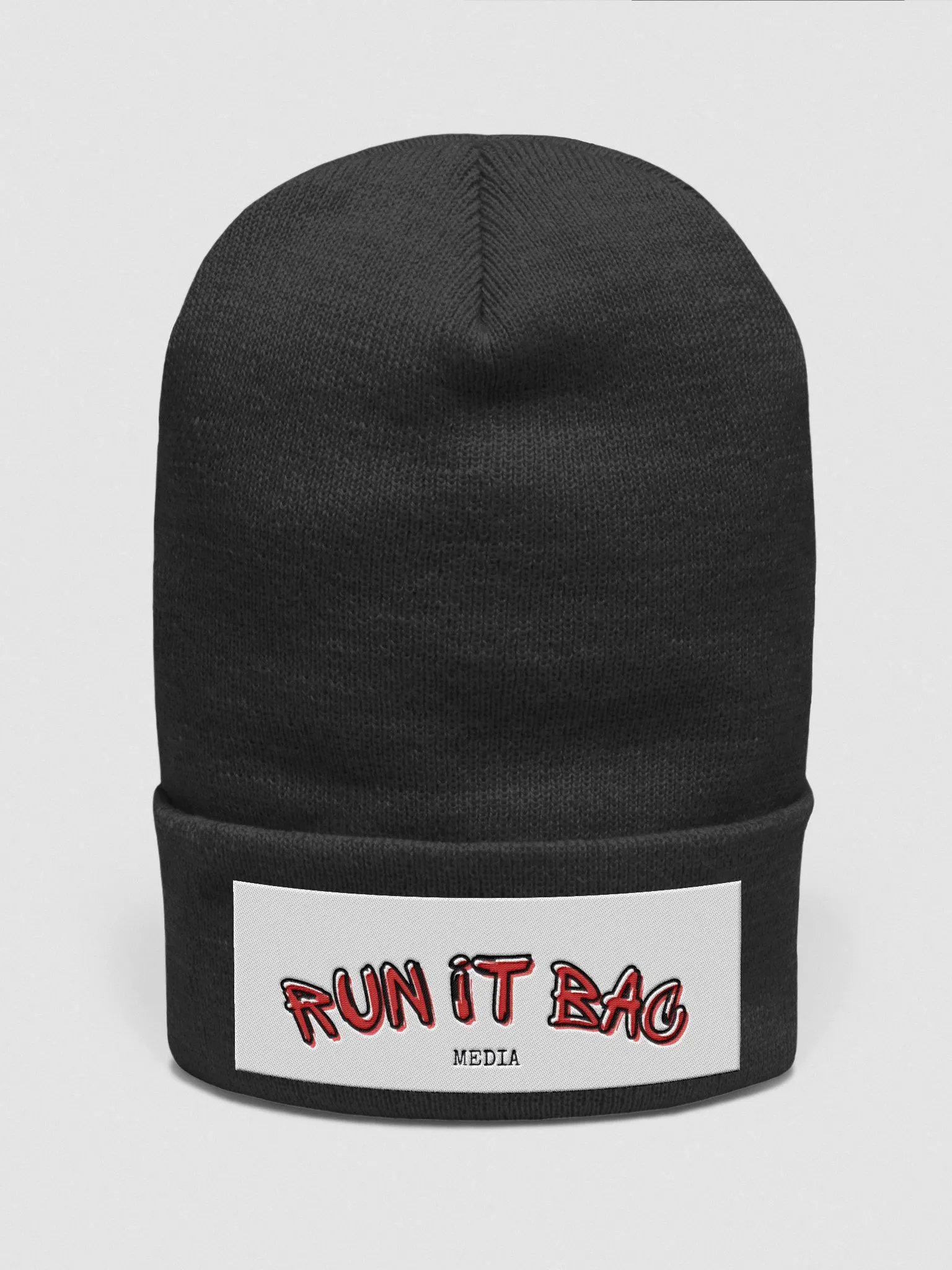 RUN It BAC Media Beanie White product image (1)