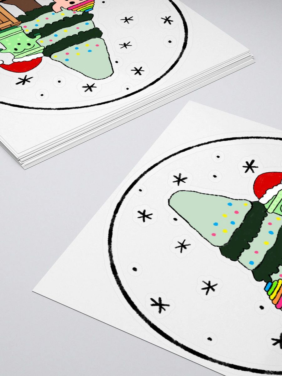 Gyroid Snow Globe Sticker product image (4)