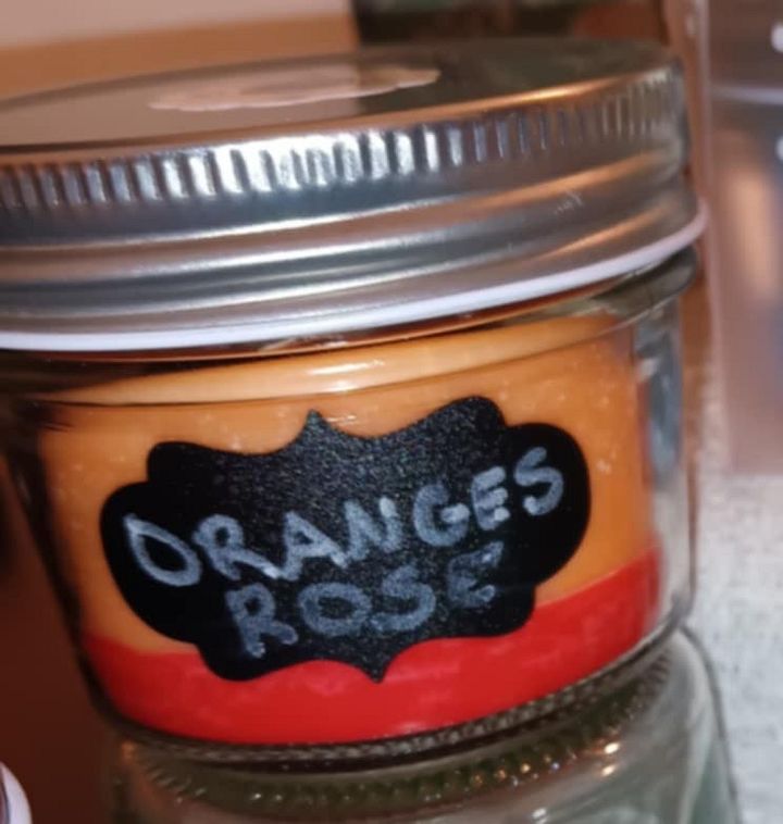 Orange Rose scented Candle product image (1)