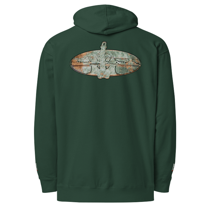 Rust Anchor PNW - Twin Anchor Front & sleeves (embroidered) product image (1)