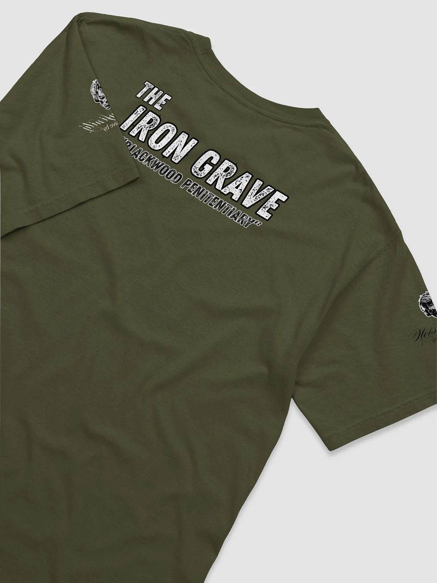 The Iron Grave - Blackwood Penitentiary - The Juggernaut - White Logo T-Shirt product image (47)