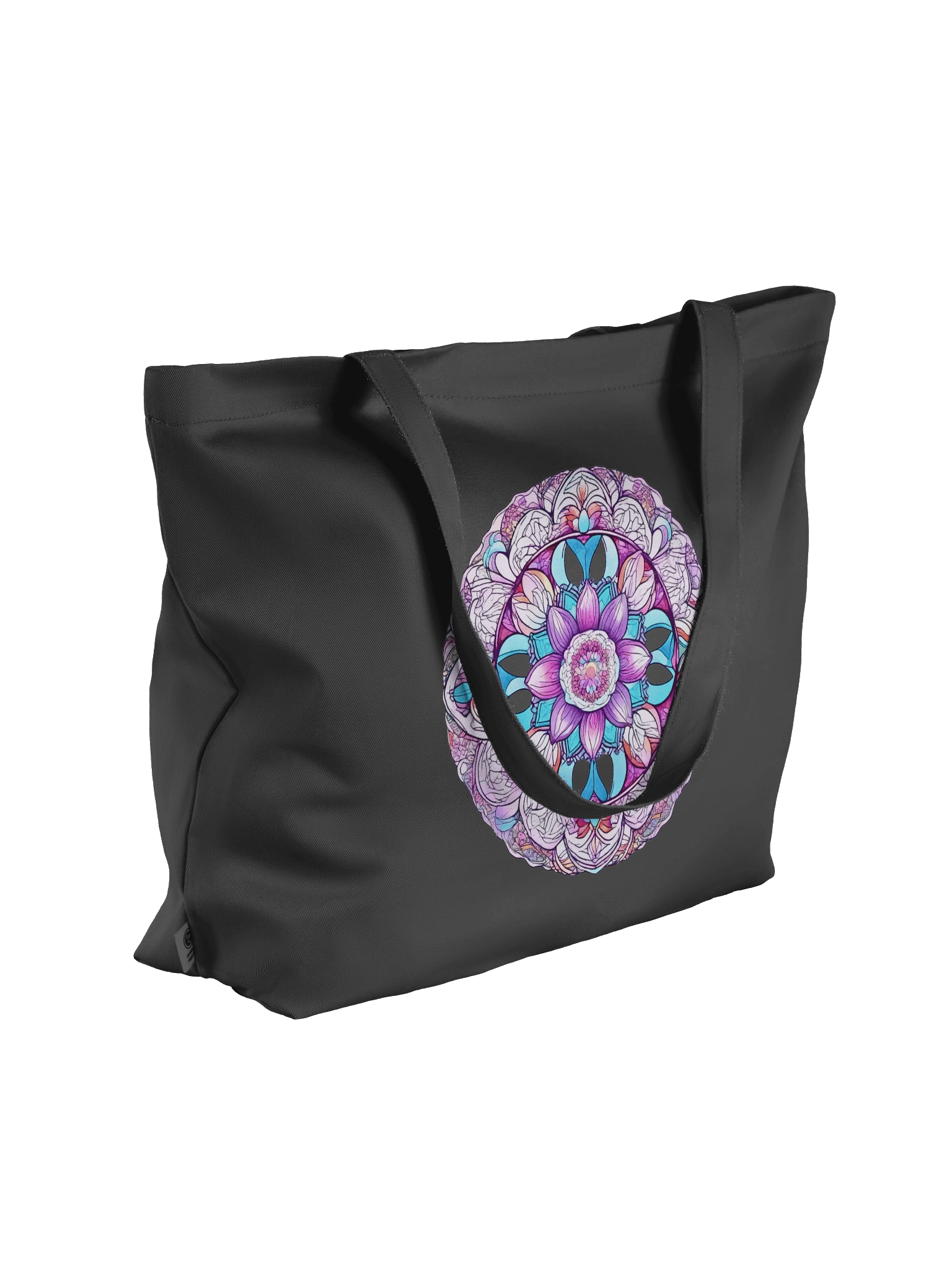 Moonlit Garden Mandala - Eco-conscious Organic Cotton Totes product image (5)
