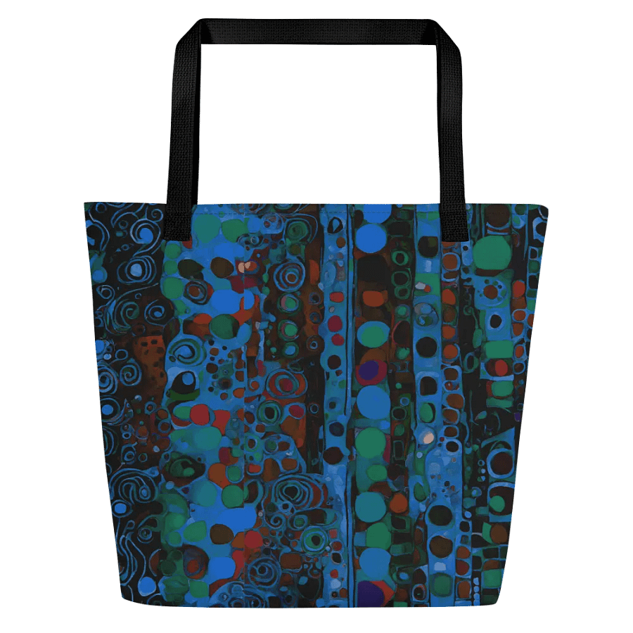 klimt blues tote bag for art students product image (1)