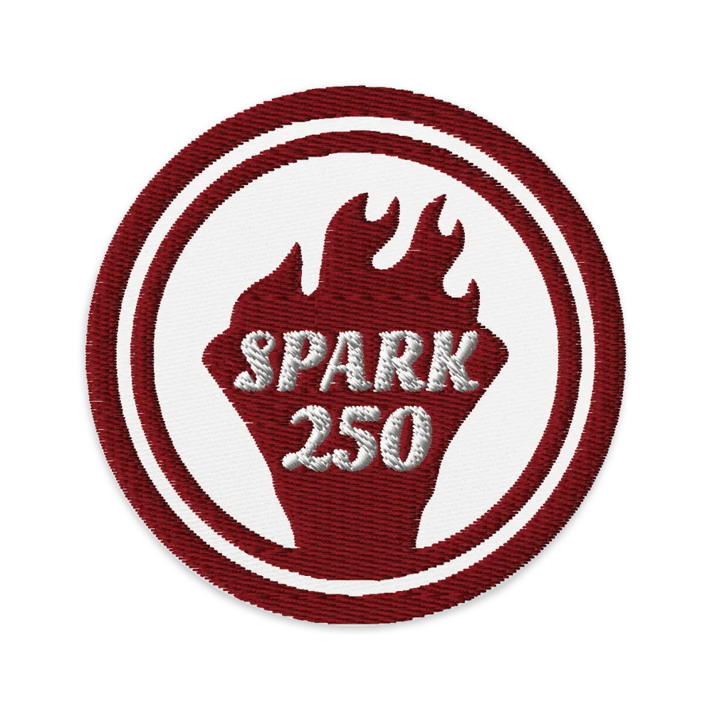 SPARK 250 Flaming Fashionable Patch product image (1)