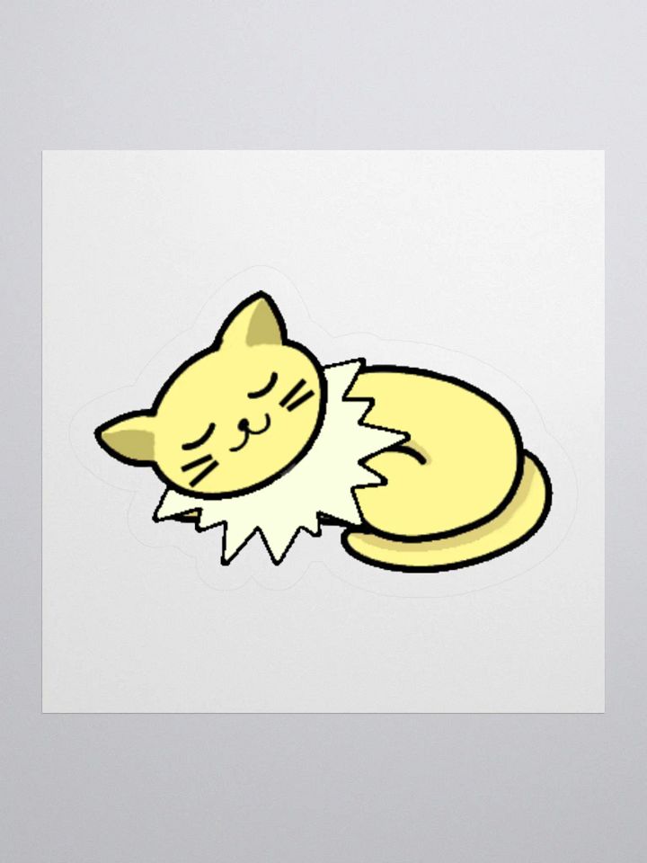 Special Cat Sleeping Sticker product image (3)