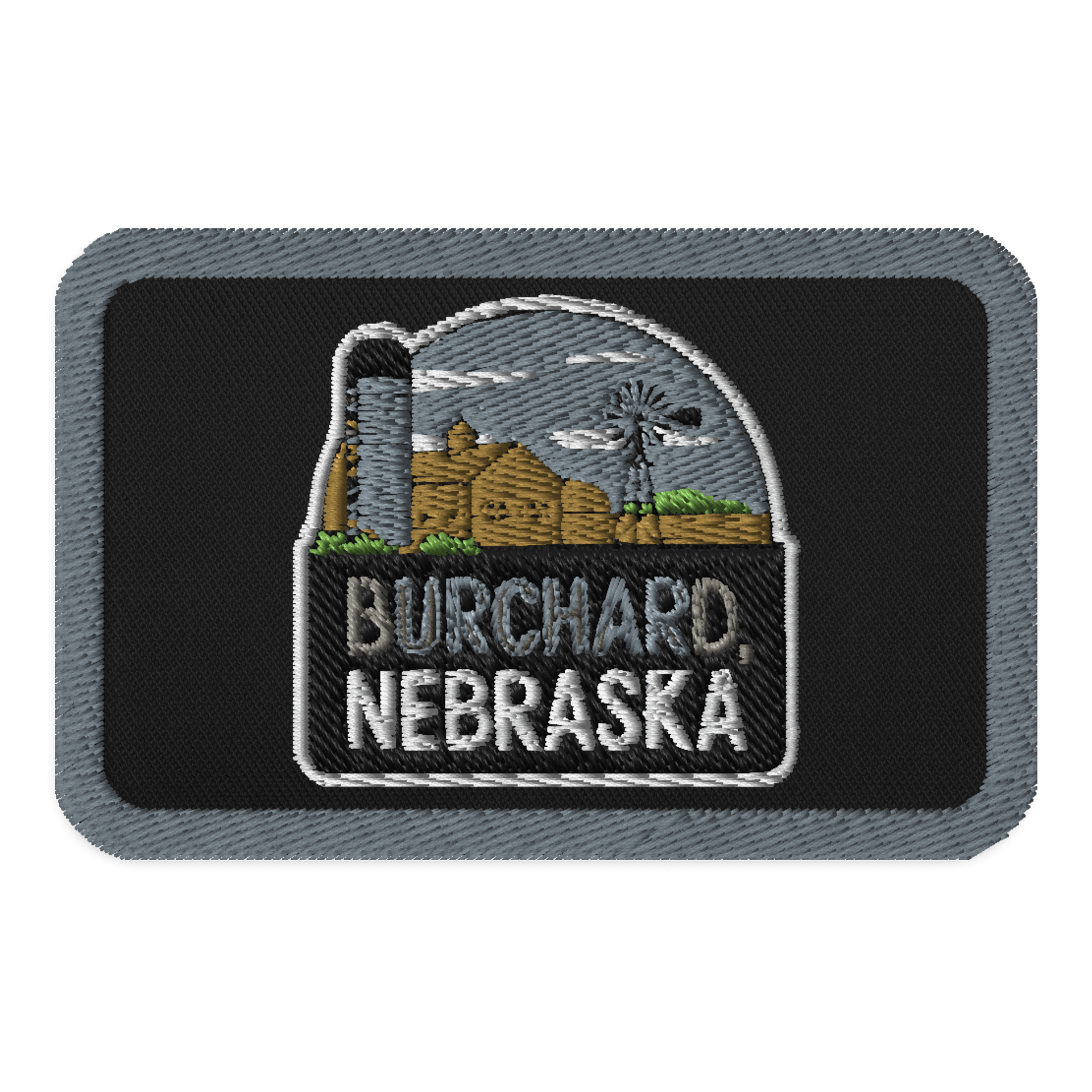 Burchard Farm Scene Embroidered Patch product image (1)