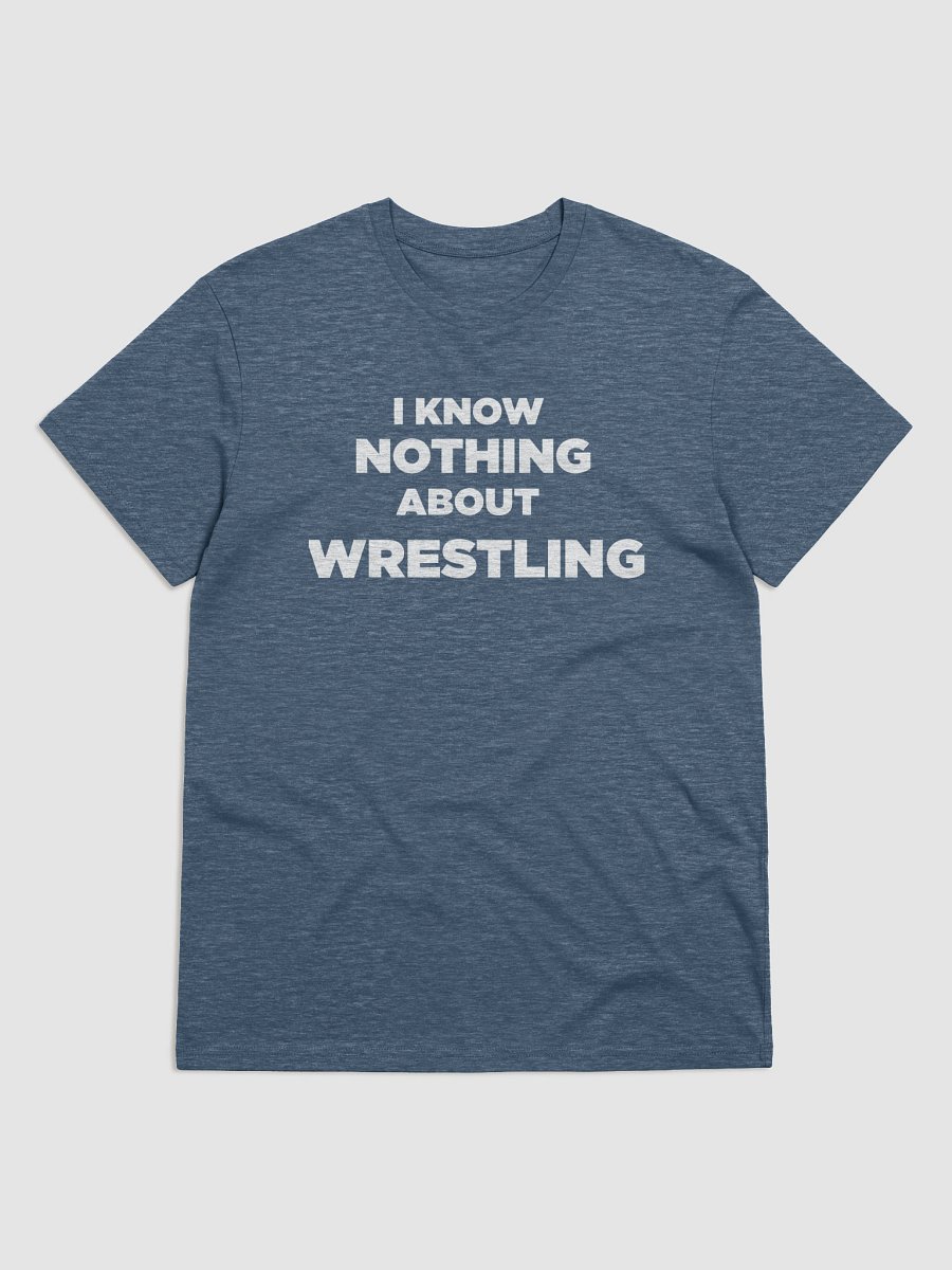 BlampCo! I Know Nothing About Wrestling Shirt (No Face) product image (3)