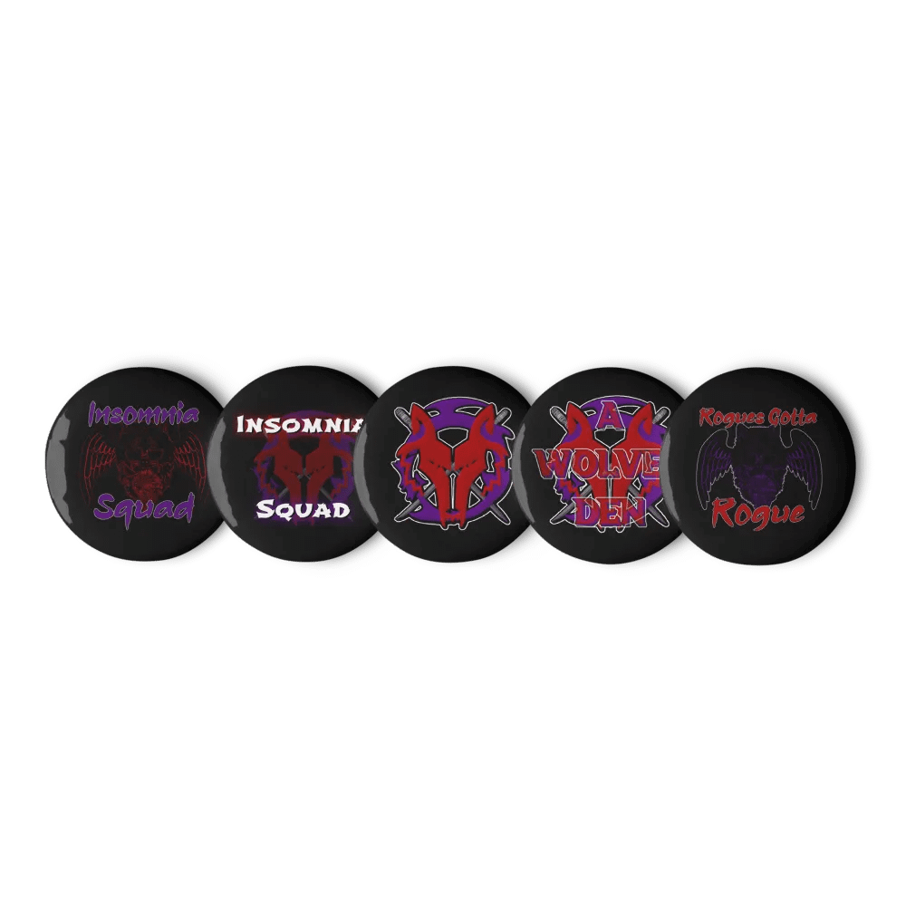 Rogue Squad Button Pins Set product image (2)