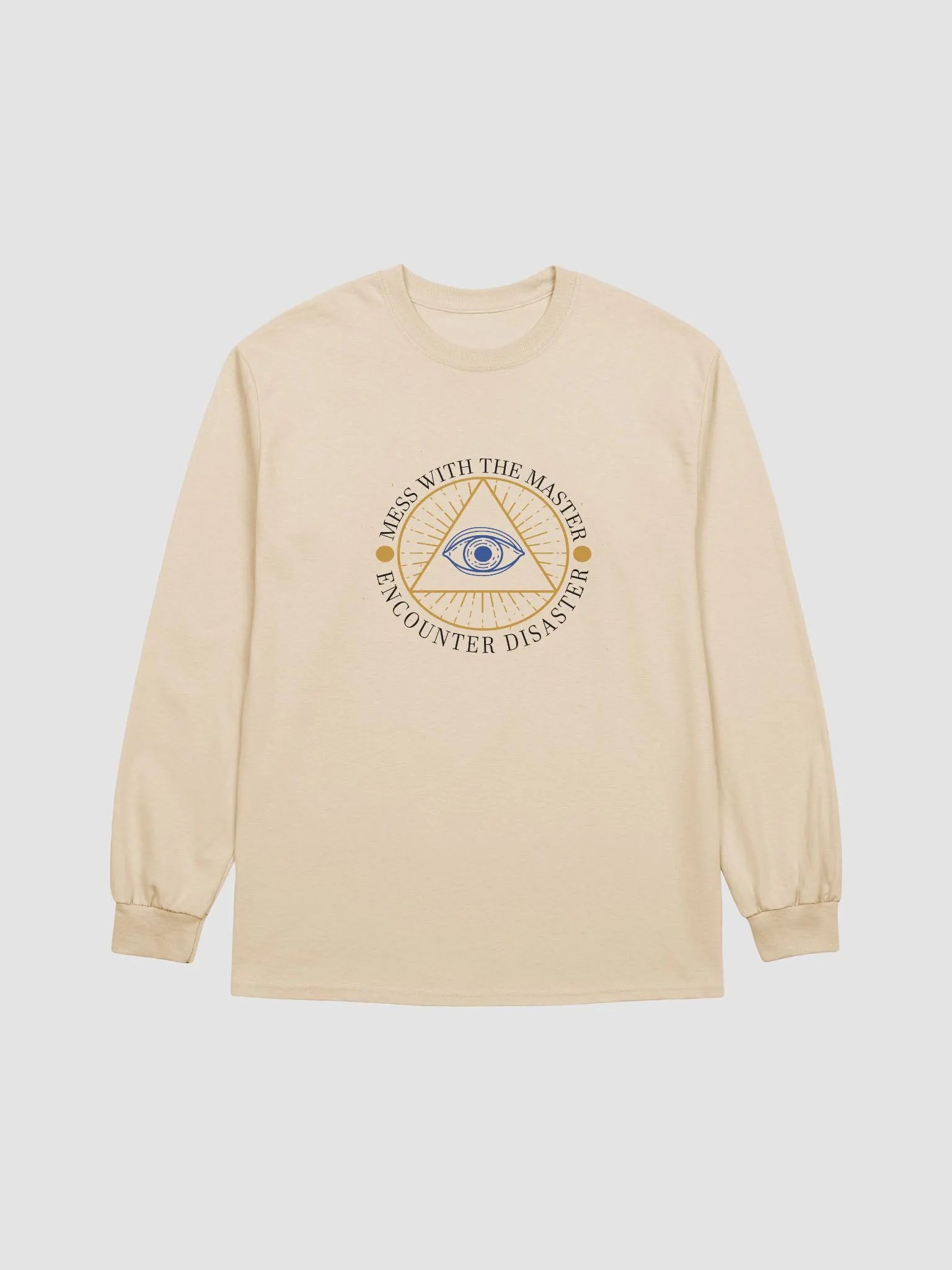 Mess With The Master, Encounter Disaster - Gildan Ultra Cotton Long Sleeve T-Shirt product image (2)