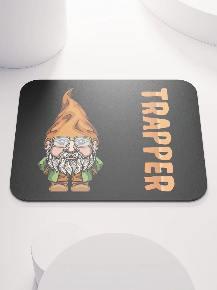 Trapper Logo Mouse Pad - Dark Background product image (1)