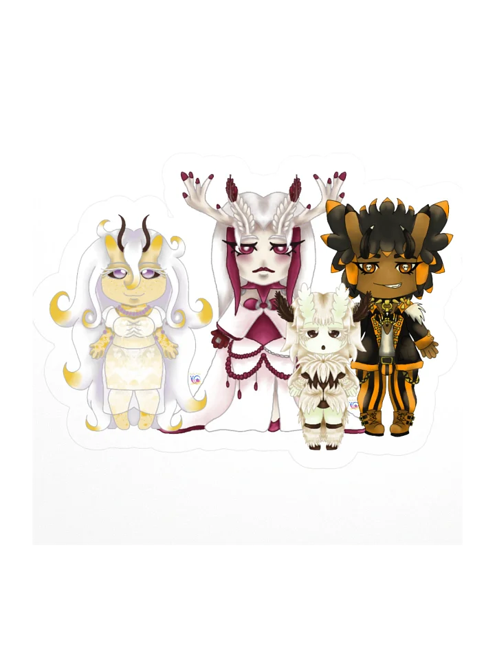 Supernatural Couple Chibi stickie product image (2)