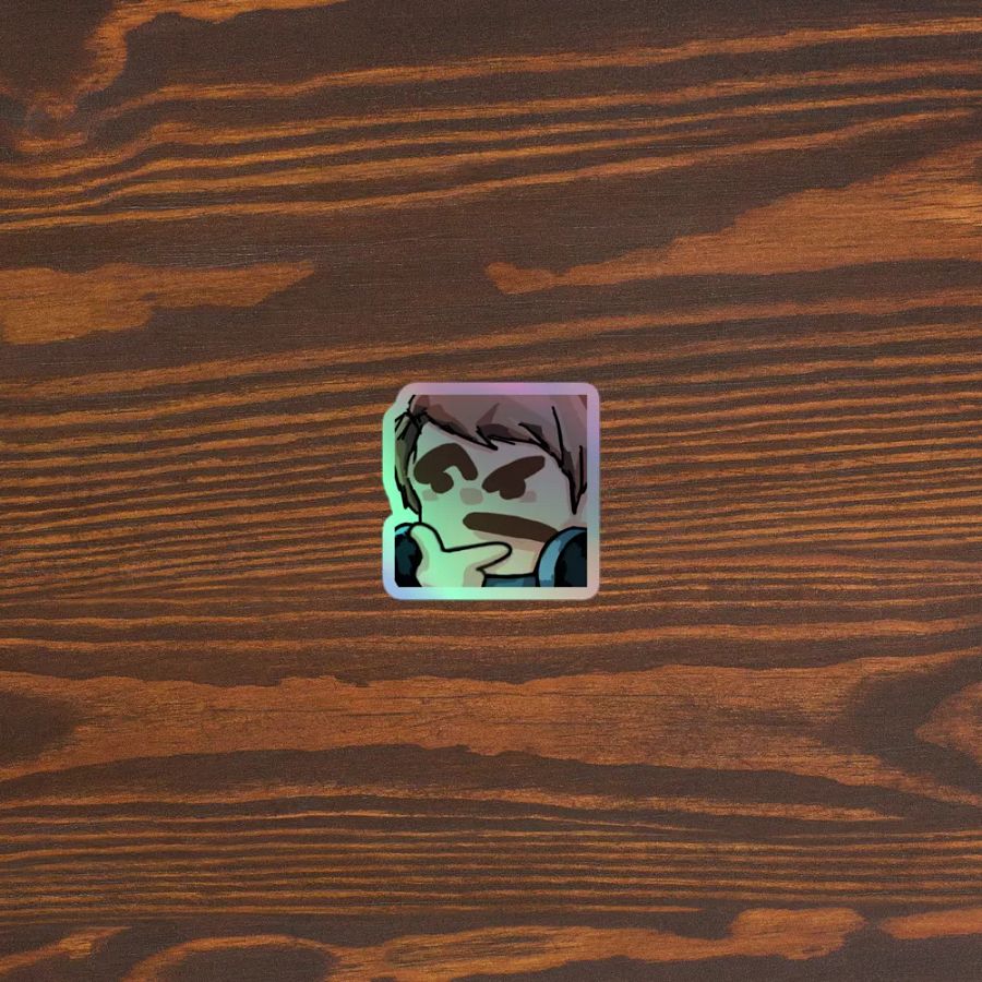 Chaabbz Hmm Holographic Emote Sticker product image (5)