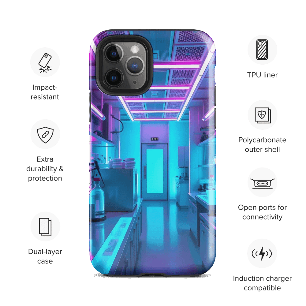 Cyan Circuitry - iPhone Tough Case product image (28)