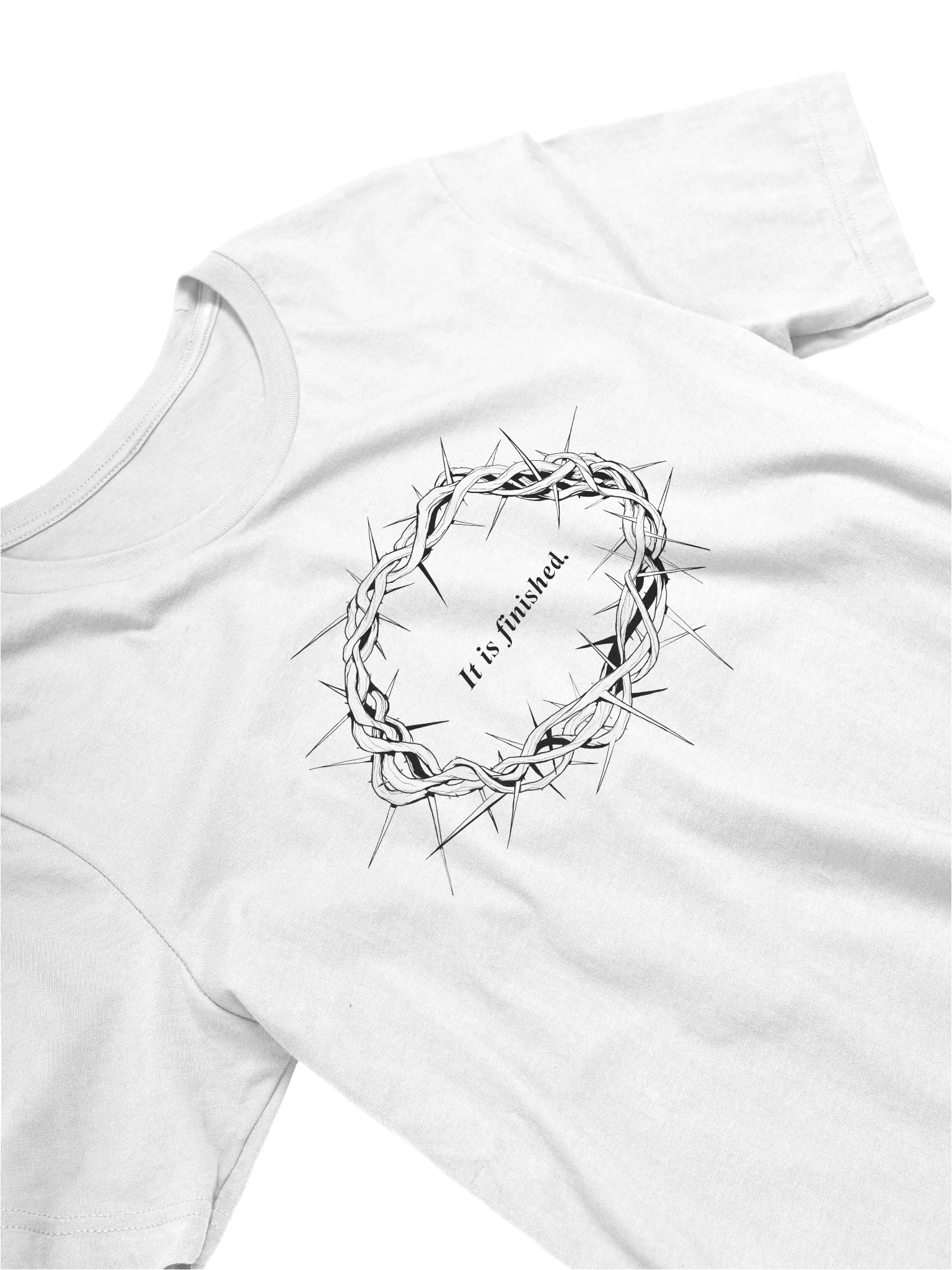 It Is Finished - Crown of Thorns T-Shirt (White) product image (3)