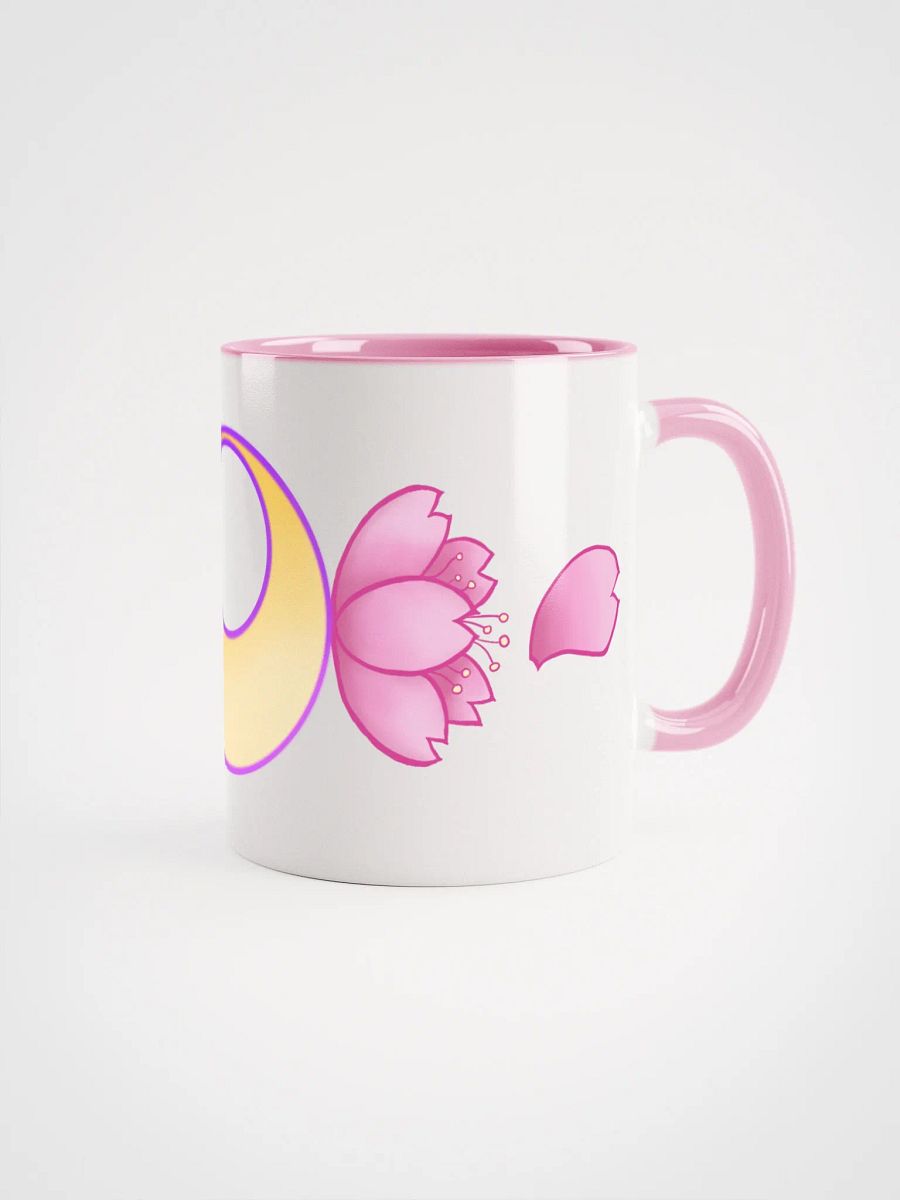 NEW Moonie Blossom mug with pink or yellow inside and handle product image (2)