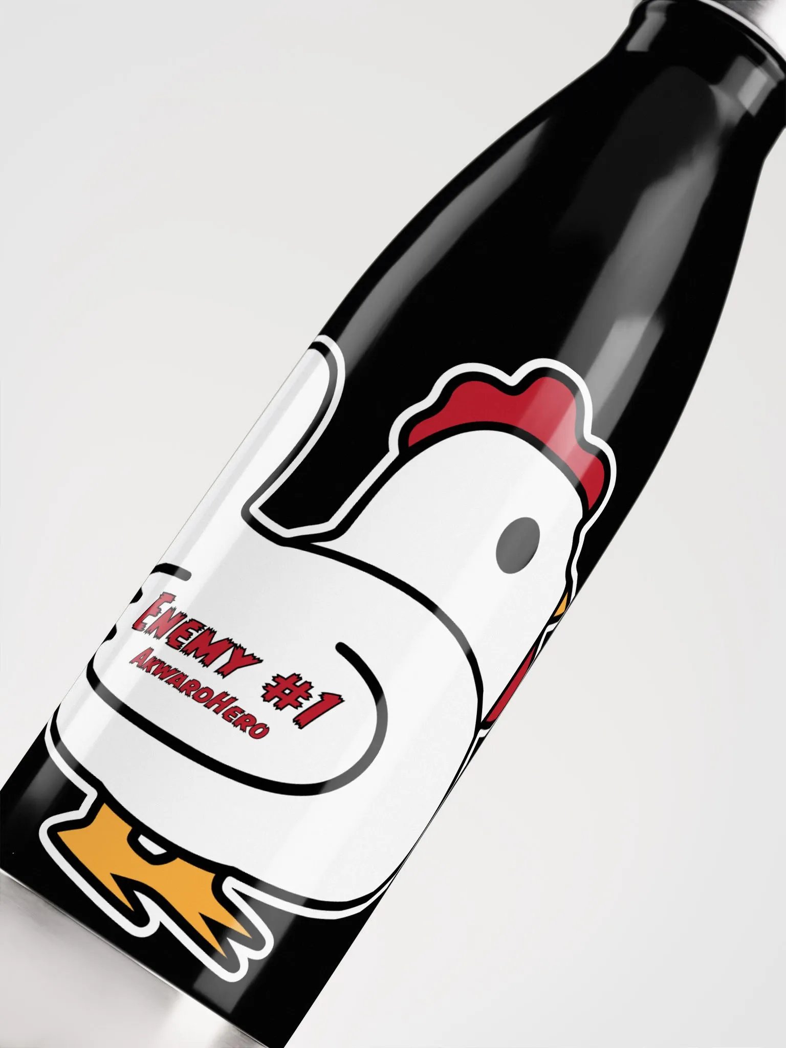 Chicken Slayer Enemy #1 Water Bottle product image (9)