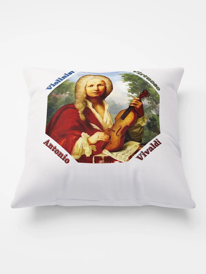 Antonio Vivaldi - Violinist Virtuoso | Pillow product image (1)
