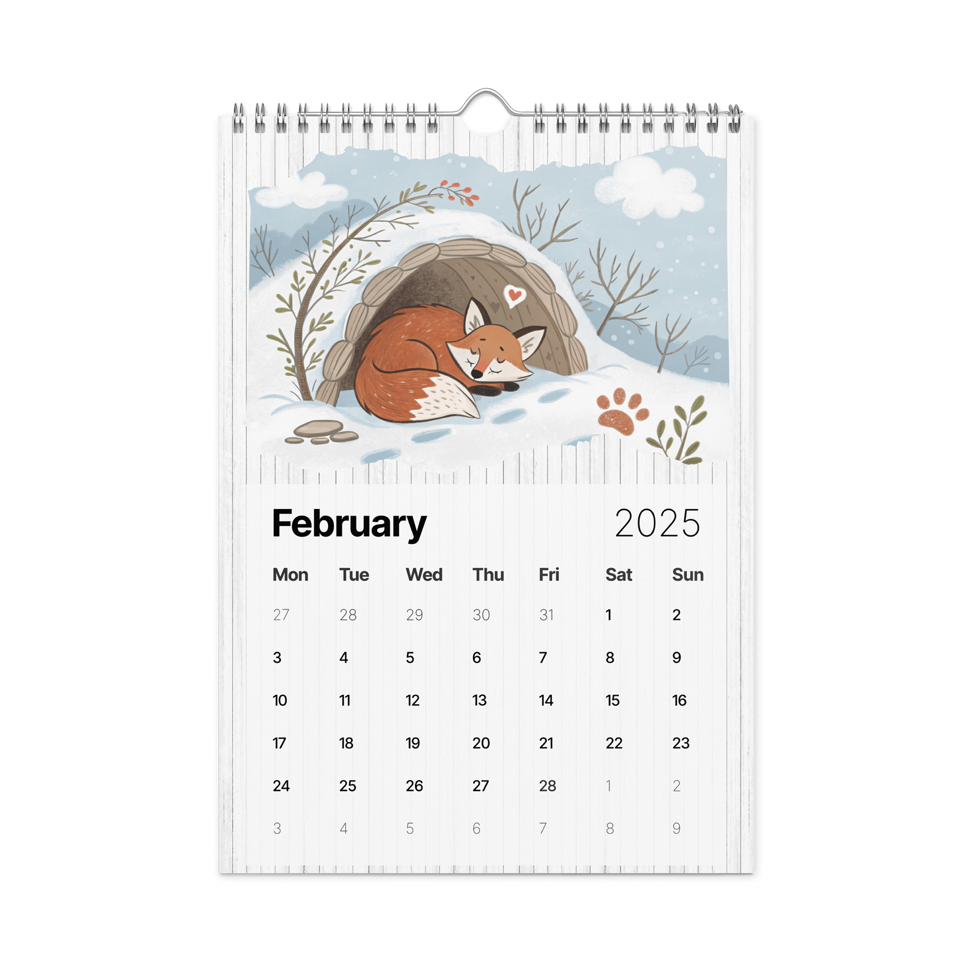 ADORABLE ANIMALS WALL CALENDAR 2026 product image (5)