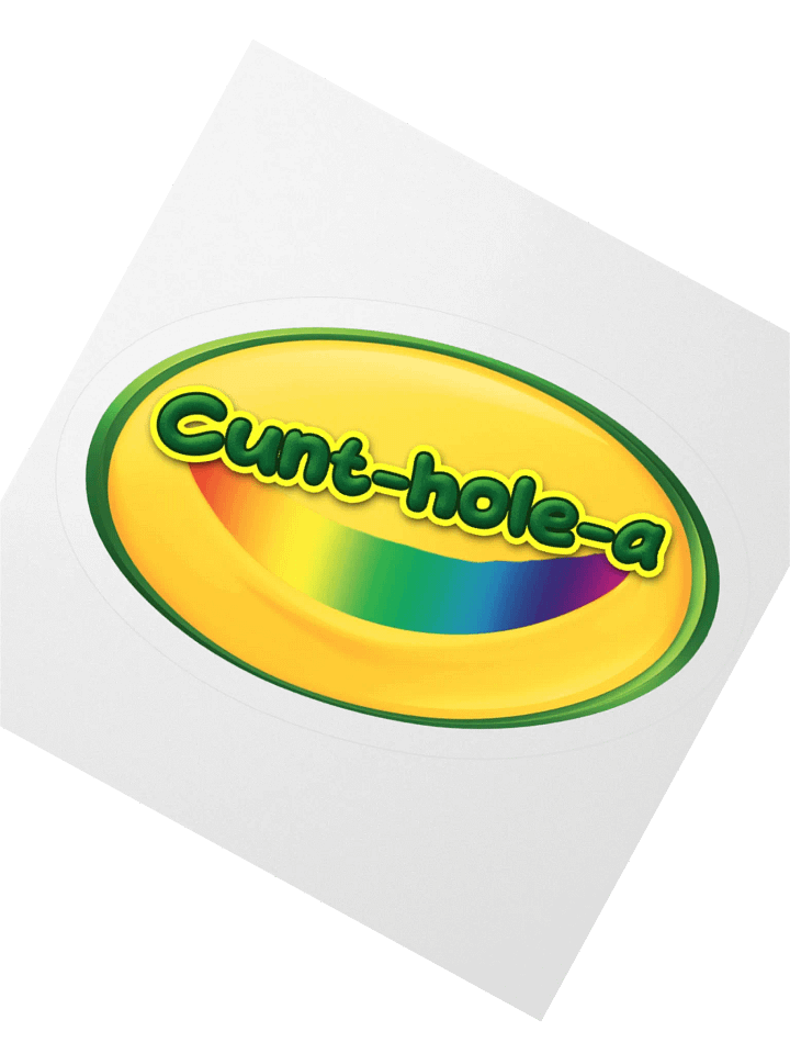 CUNT-HOLE-A STICKER (STICKER) product image (2)