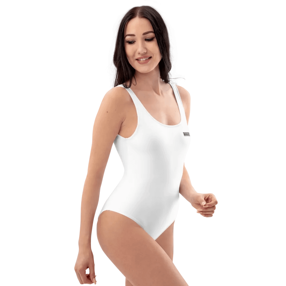 One-Piece Swimsuit by MANHANDS. (White) product image (1)