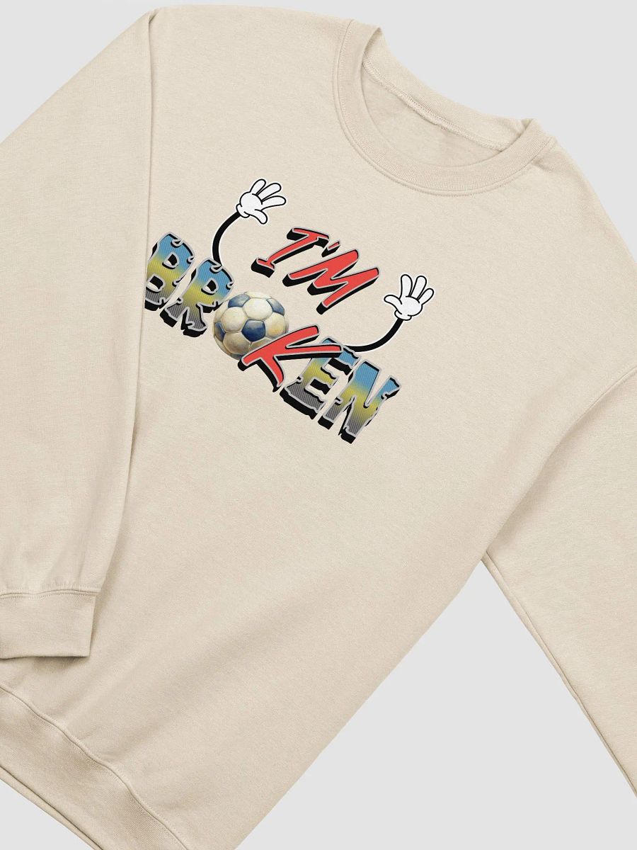 Im Broken Soccer Ball Playful Crewneck Sweatshirt product image (18)