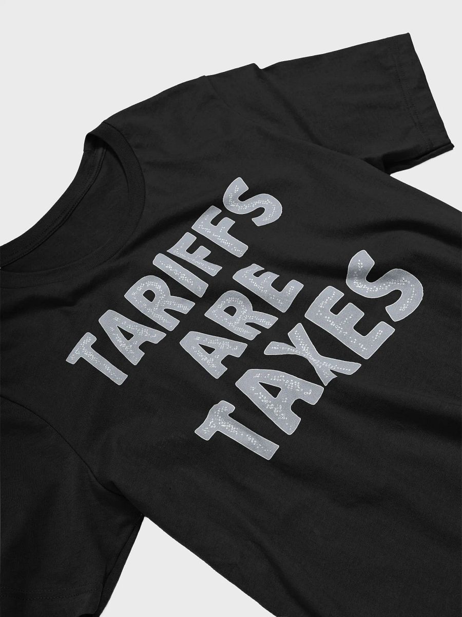 Tariffs Are Taxes T-Shirt | Anti-Tariff Political Statement Tee | Free Trade & Economic Protest Shirt product image (3)