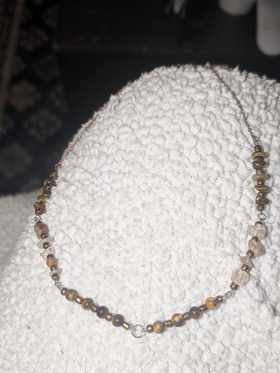 Tigers Eye Crystal Choker! product image (1)