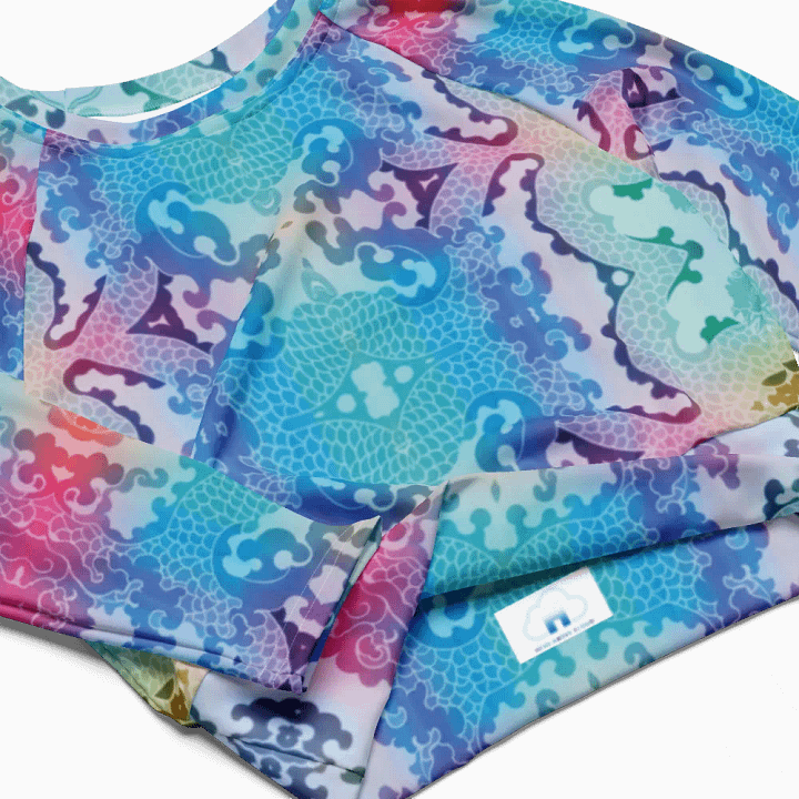 Pastel Incarnation Recycled Long Sleeve Crop Top product image (2)