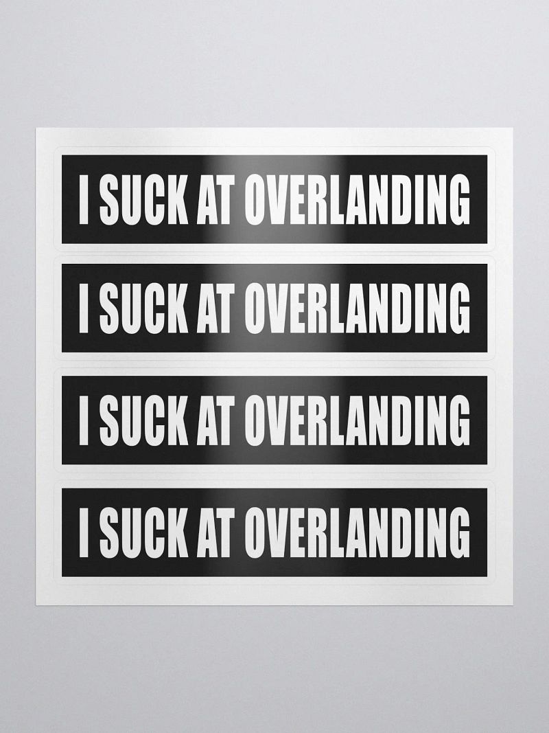 I SUCK AT OVERLANDING | Decal Sheet