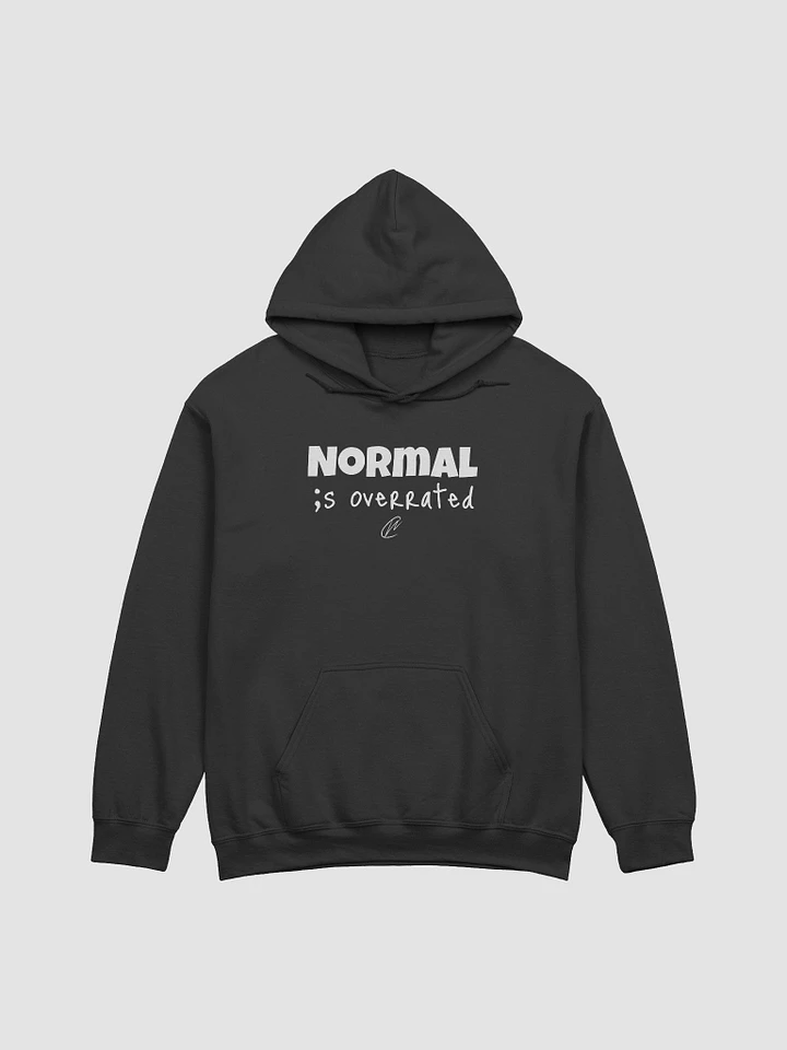 Normal is Overrated - Black Hoodie product image (1)