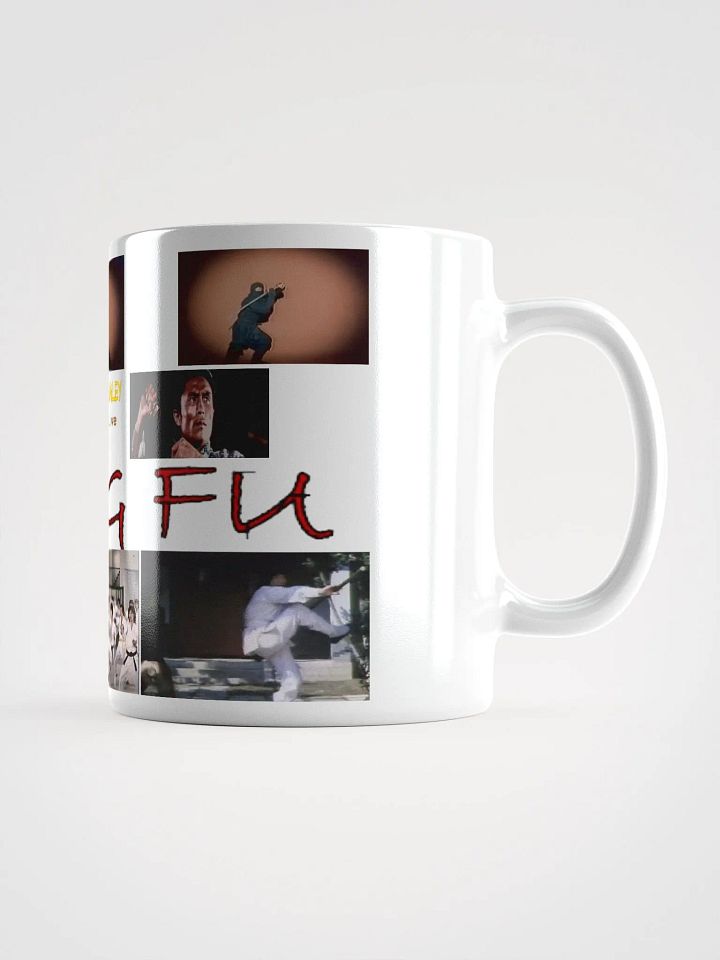 "Turbid" Kung Fu Collage White Glossy Mug product image (1)