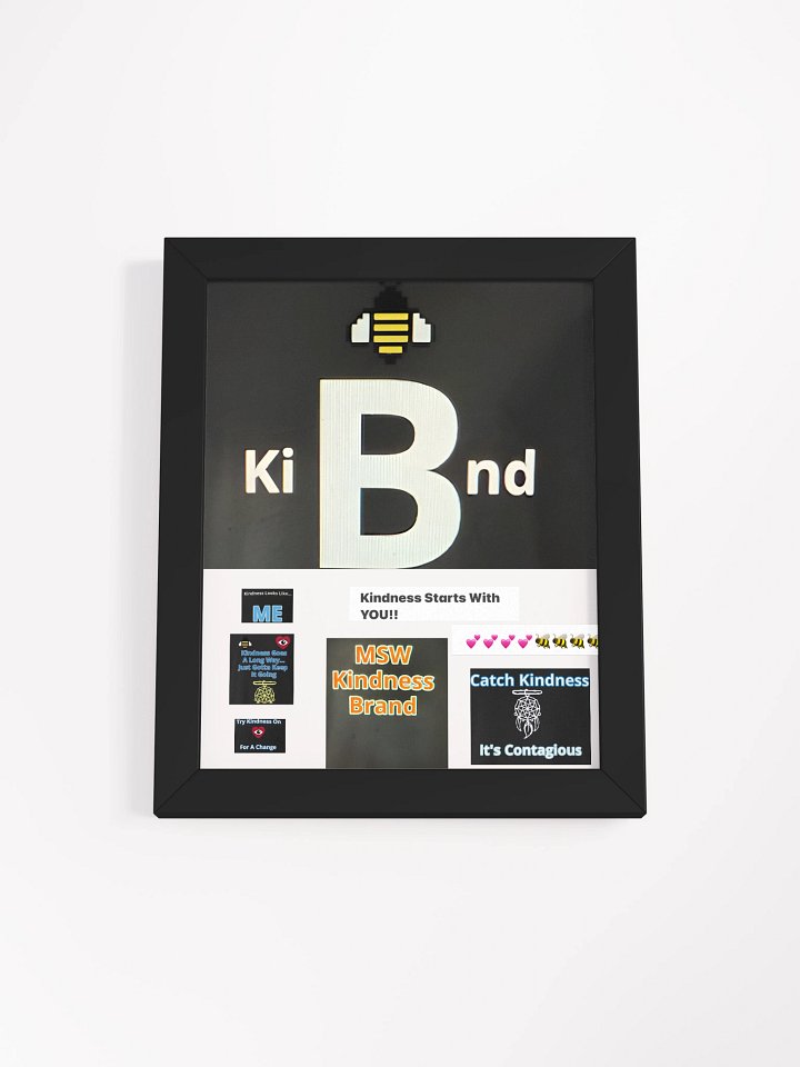 Melissa S Wayner Kindness Brand Poster product image (1)