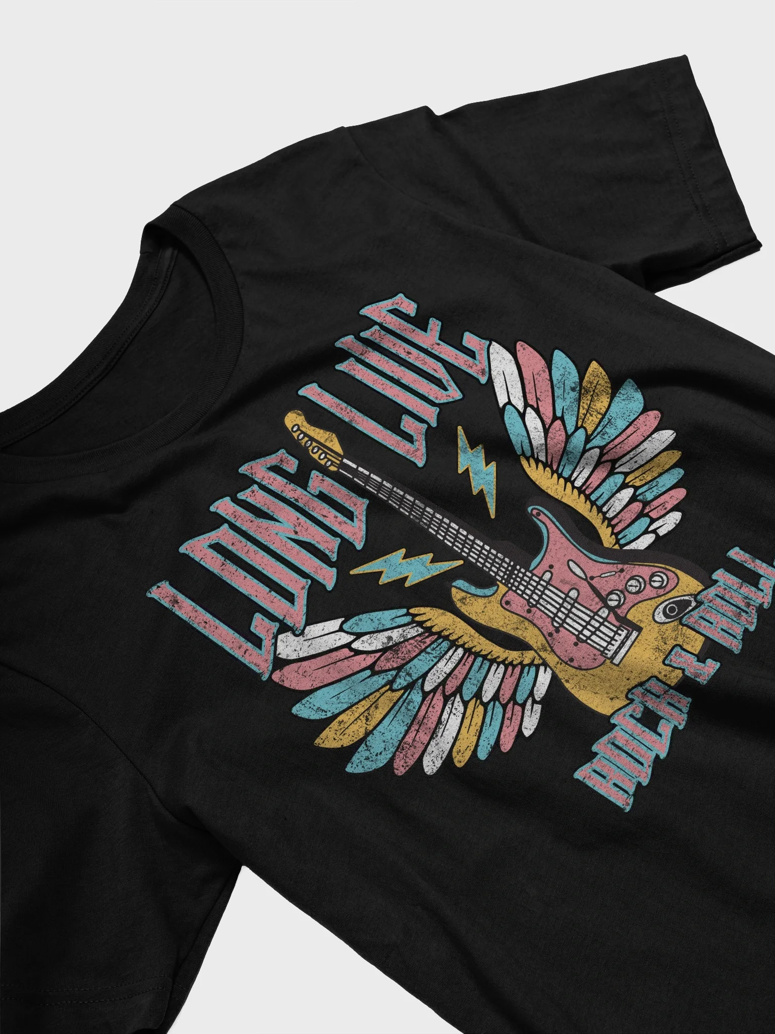 Winged Guitar Rock & Roll Tee product image (15)