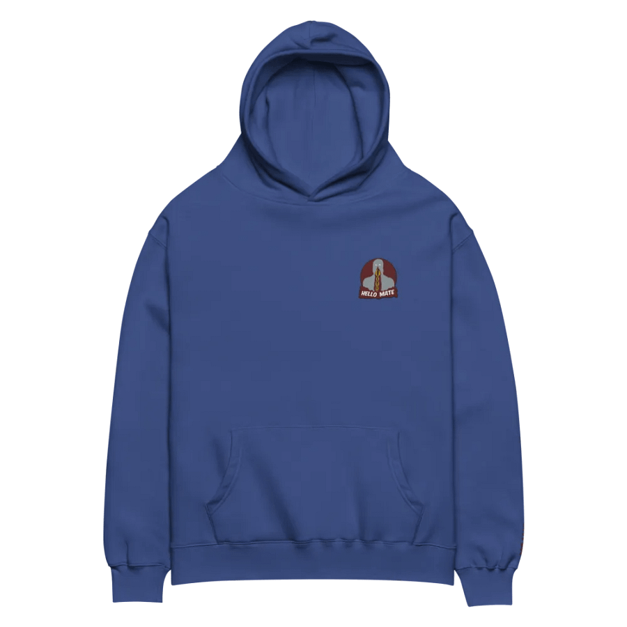 (Premium) Embroidered Hello Mate Hoodie product image (3)