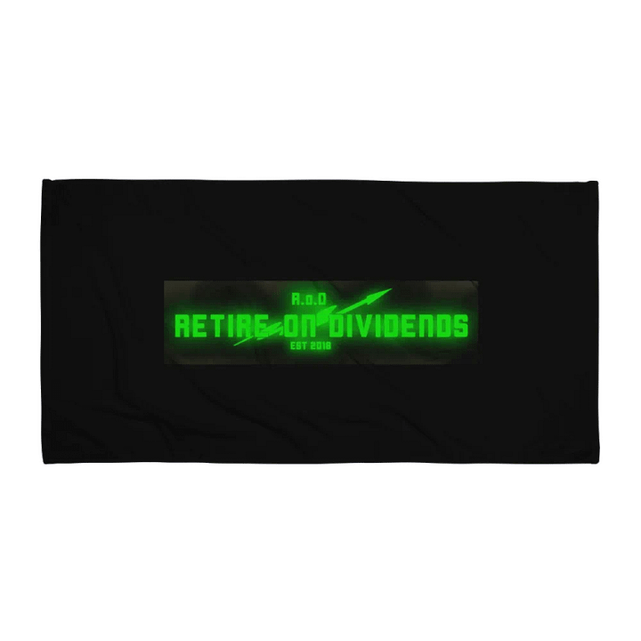 Retire on Dividends Towel product image (1)