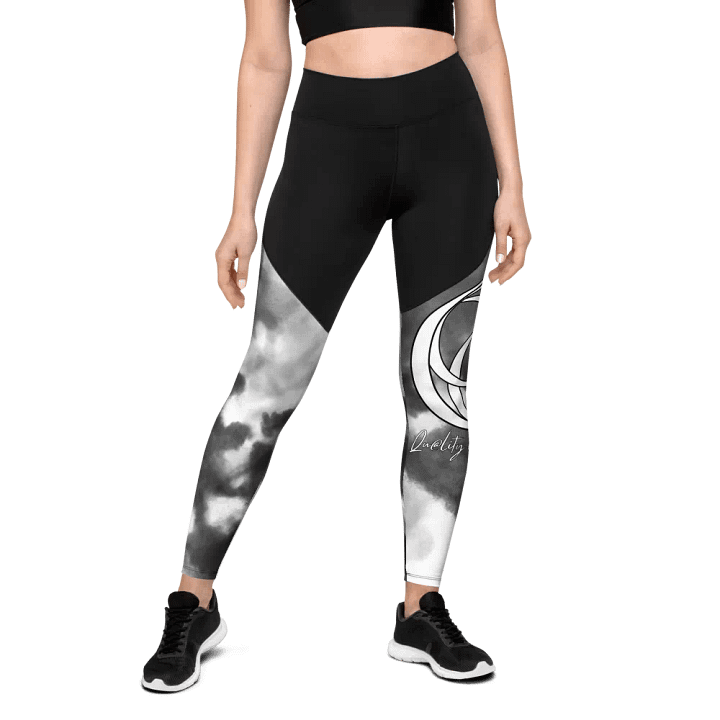Women's Sport Leggings (Partly Cloudy) product image (2)
