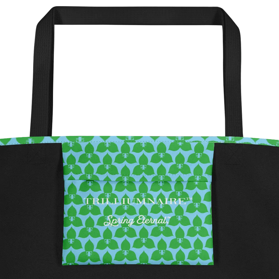 Trilliumnaire™ Oversized Tote w/Pocket in Sky and Leaf product image (4)