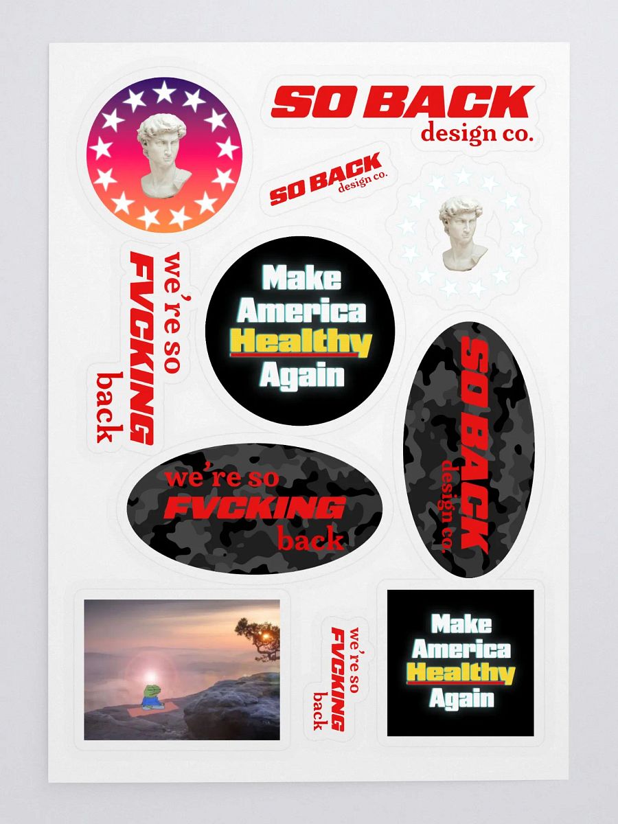 So Back Sticker Pack #1 - Glossy Film product image (3)