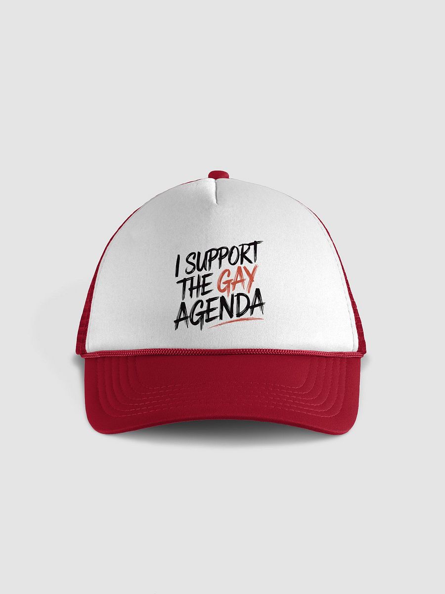 I Support the Gay Agenda Trucker Hat product image (1)