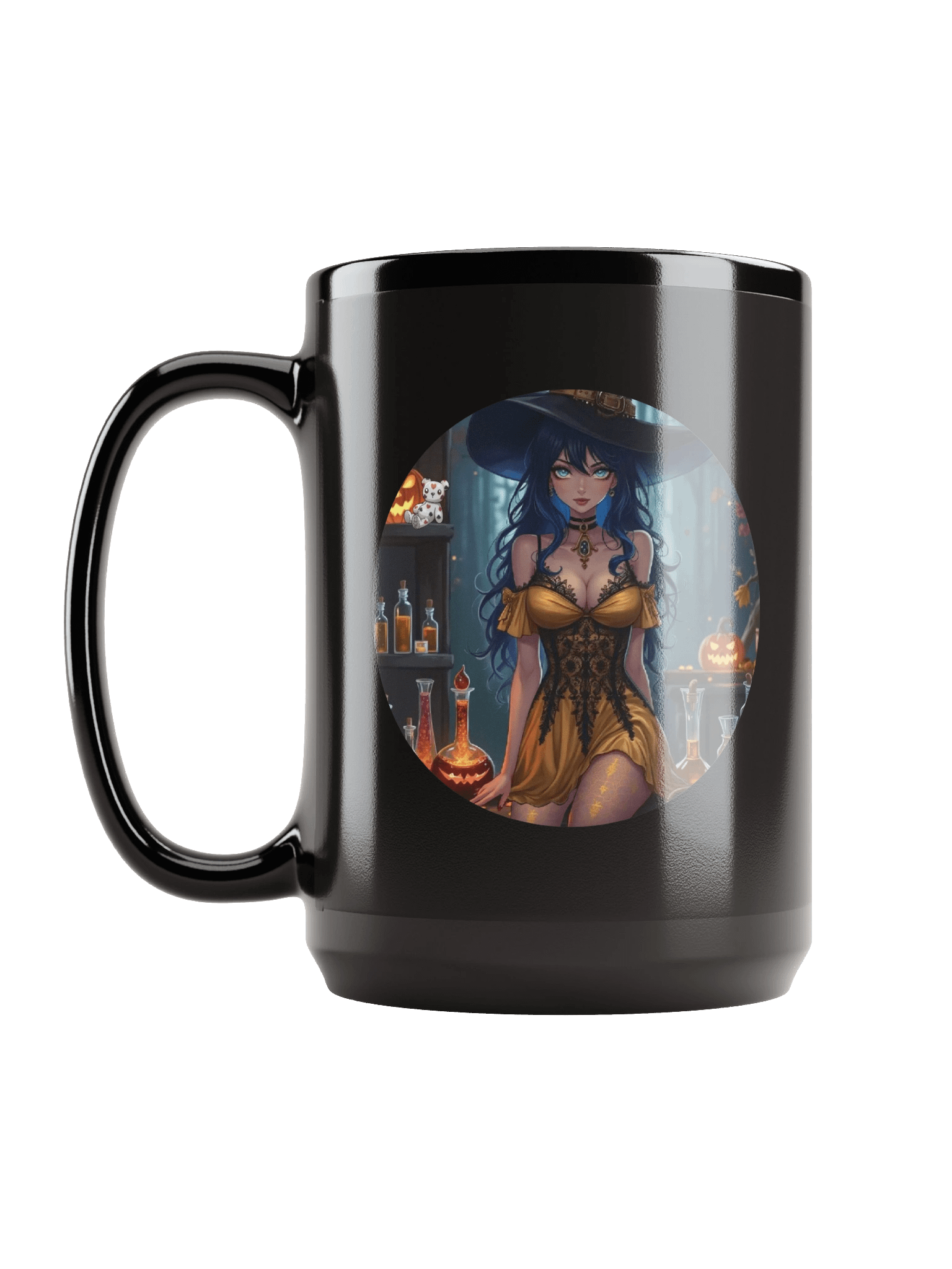 2025 Halloween Yellow Witch Mug product image (6)