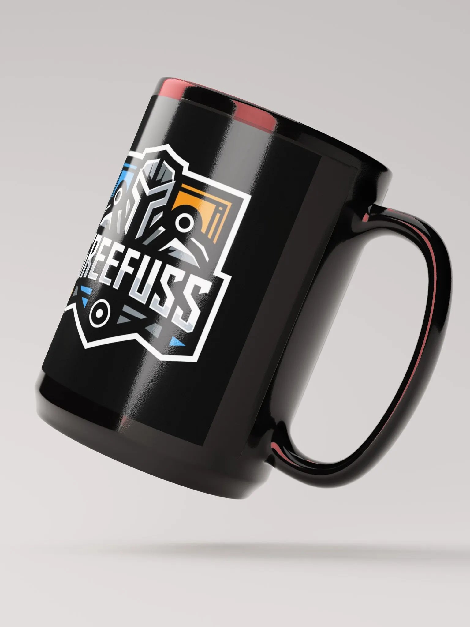 Industrial GREEFUSS KNIGHT Black Glossy Mug product image (2)