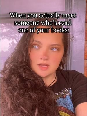 I feel famous when I get a single message from a reader. Can you imagine how it feels when I MEET one? 😂 #satire #humor #fyp #musical #audio #author #booktok #bookish #books #reading #writing 