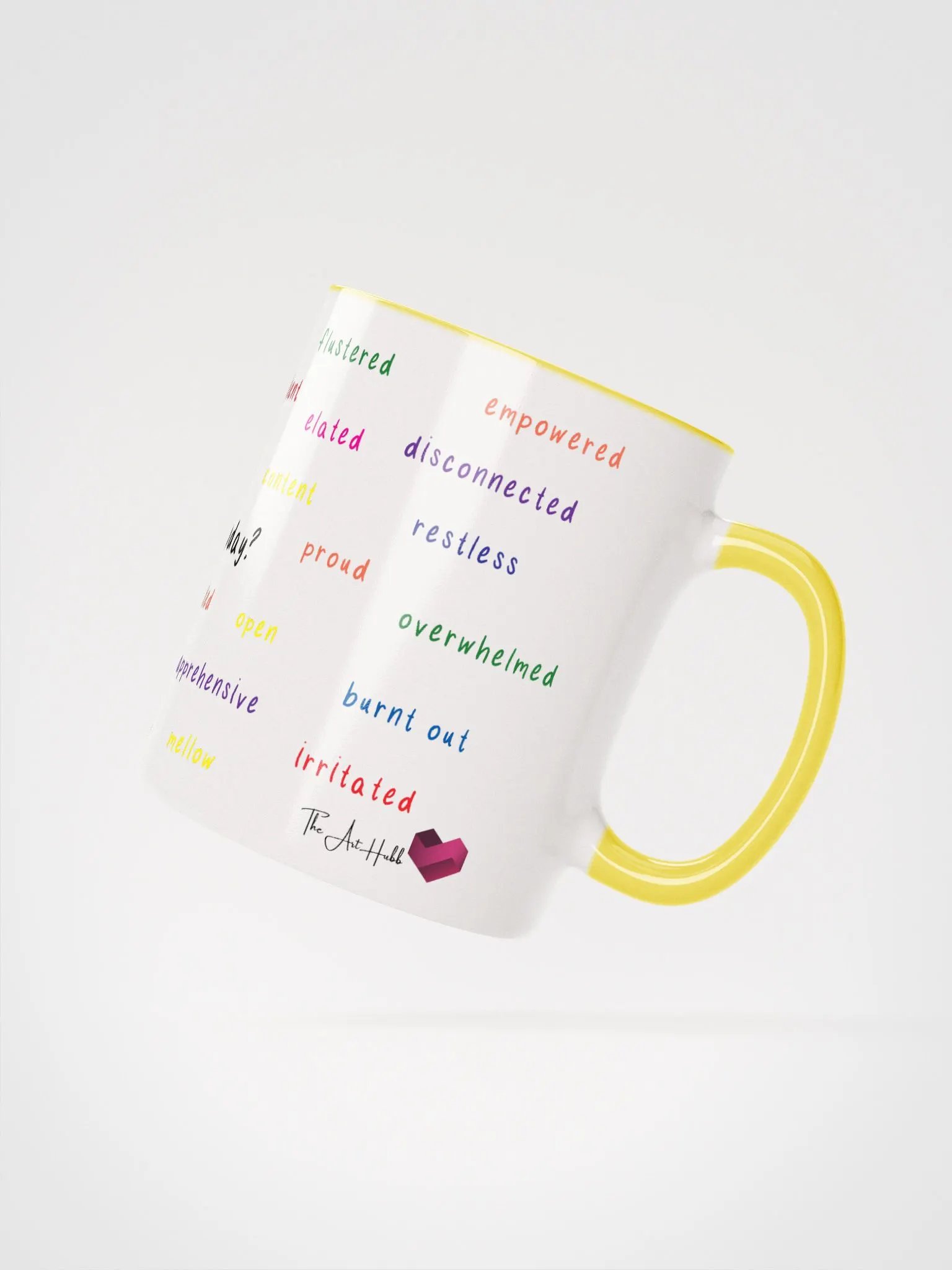 Feeling Words Mug with Yellow product image (2)