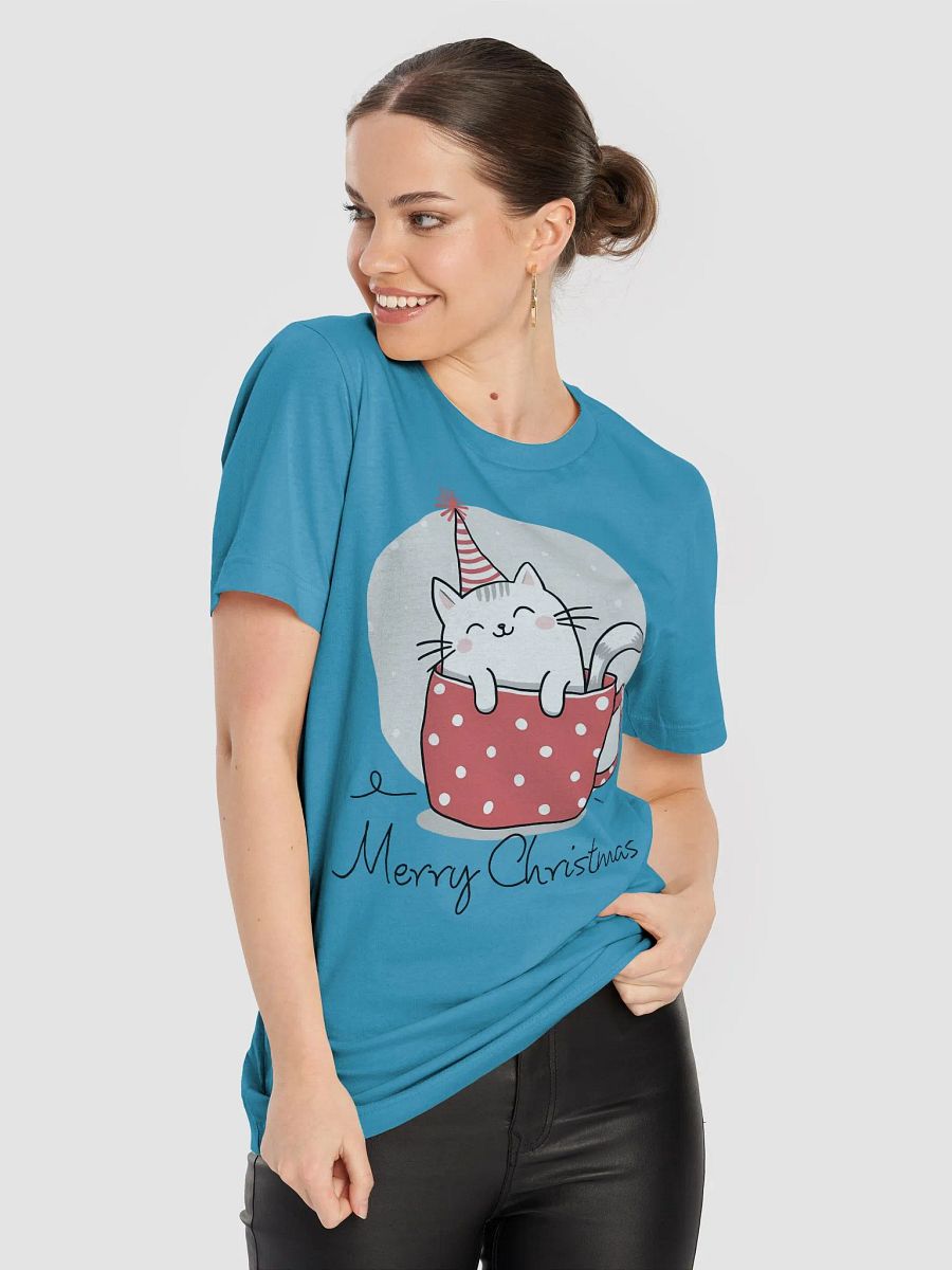 "Kitty in a Cup" Adorable Cat T-Shirt – Perfect for Cat Lovers product image (88)
