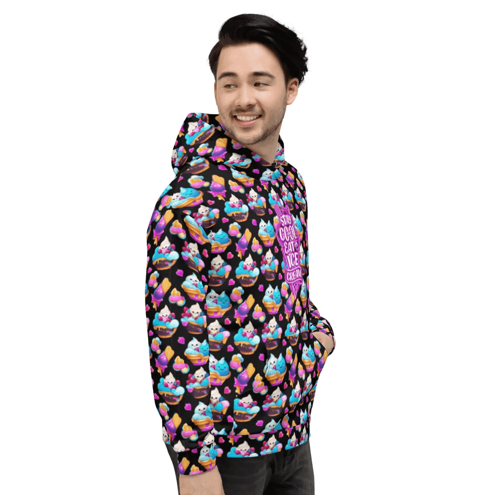 Ice Cream All Over Print Hoodie product image (9)