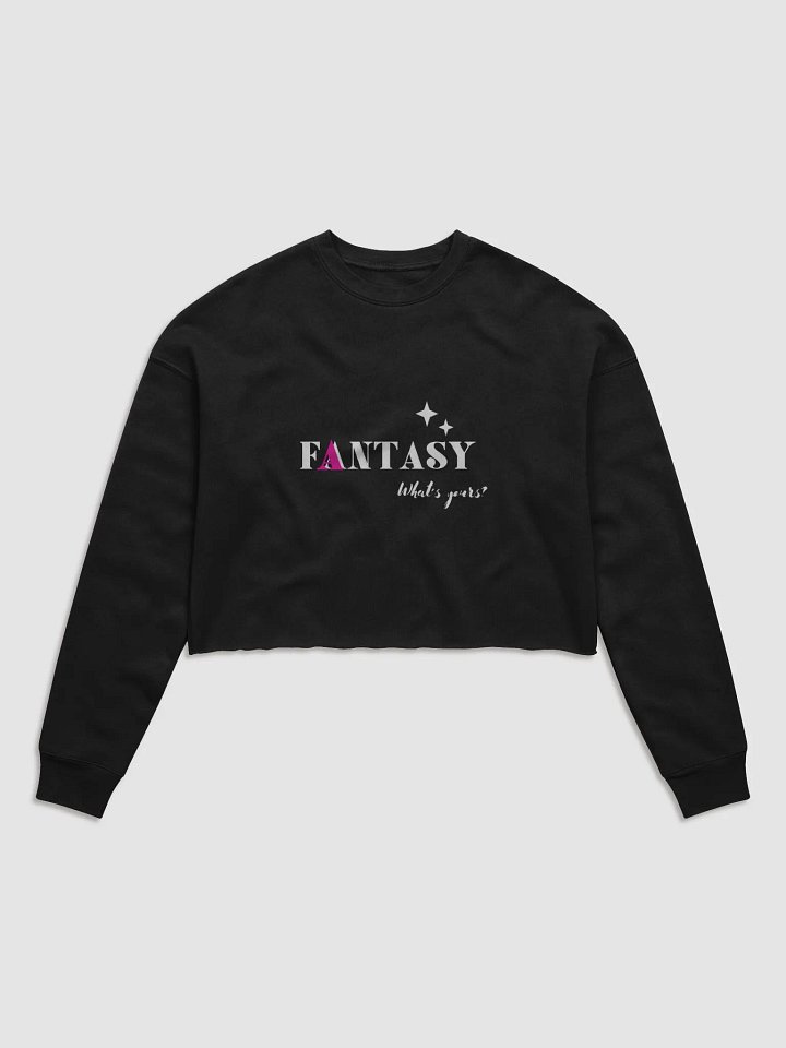 Fantasy Crop Sweater - White Lettering product image (1)