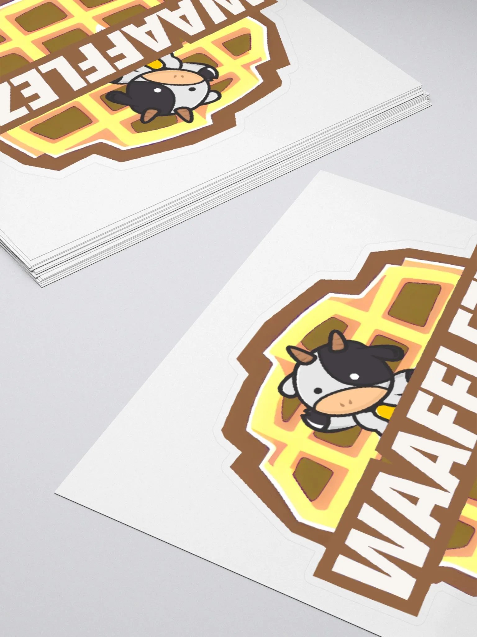 Waffle Cow Sticker product image (12)