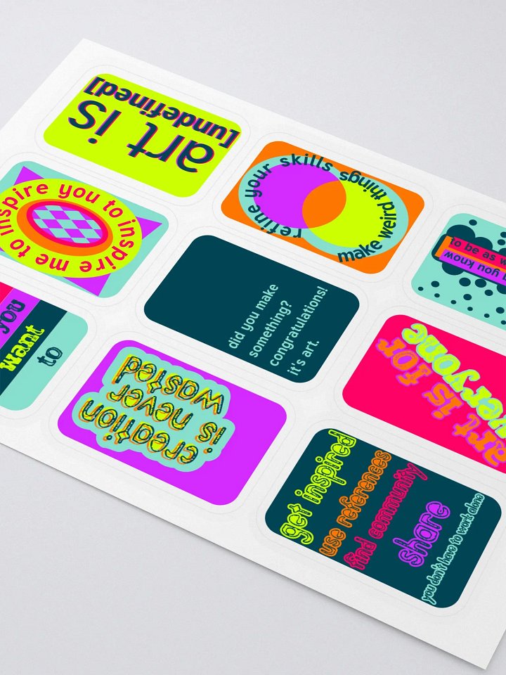 Art For All Sticker Sheet product image (2)