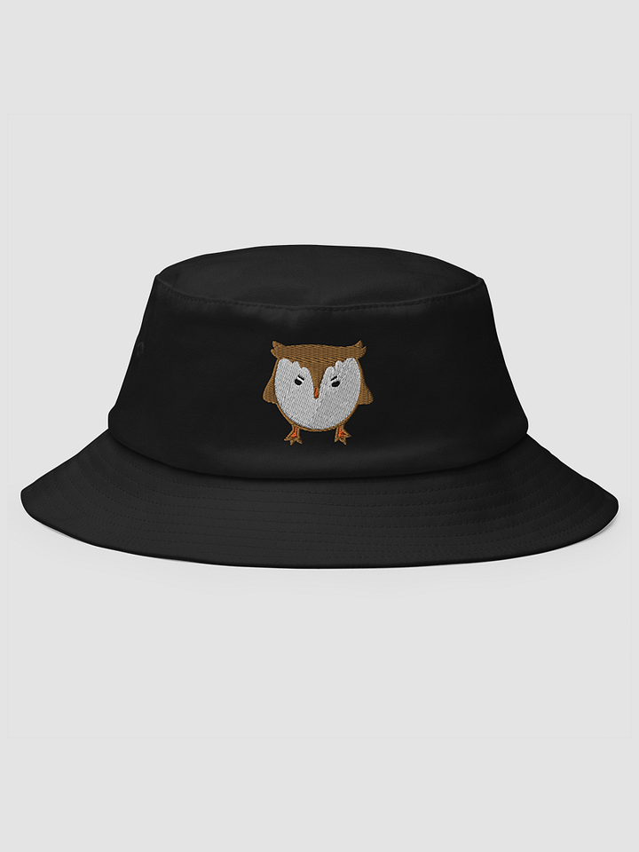 Round Hoot Embroidered Bucket Hat - Flexfit 5003 product image (1)