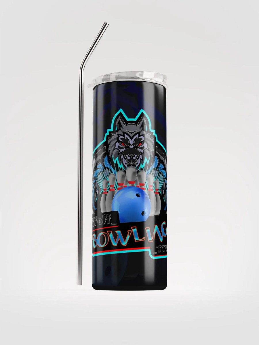 wolf bowling tumbler product image (1)